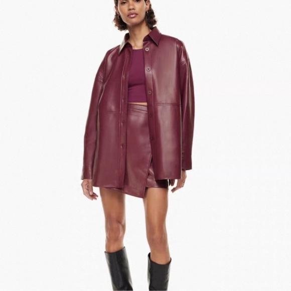 Babaton Jackets & Blazers - Babaton Pelli Shirt Jacket